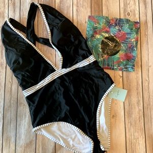 NWT Sexy Low cut one piece cupshe bathing suit